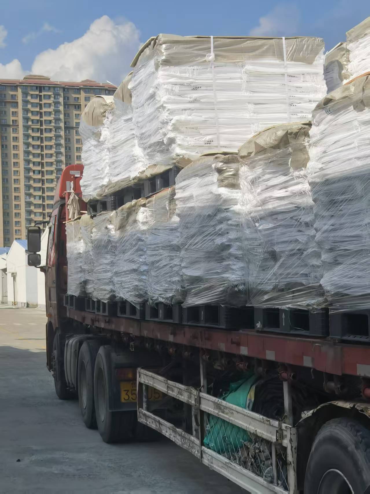 Bags ready for shipment