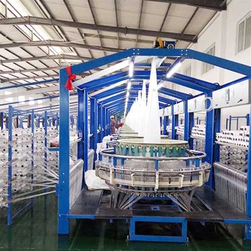 Circular loom machine hall